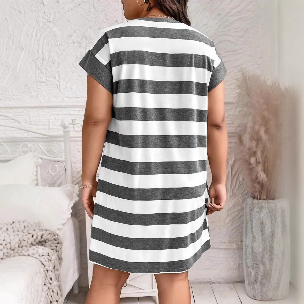 Casual Fashionable And Minimalist Short-sleeve Dress | Luxury Home Accessories | Heulog Glow