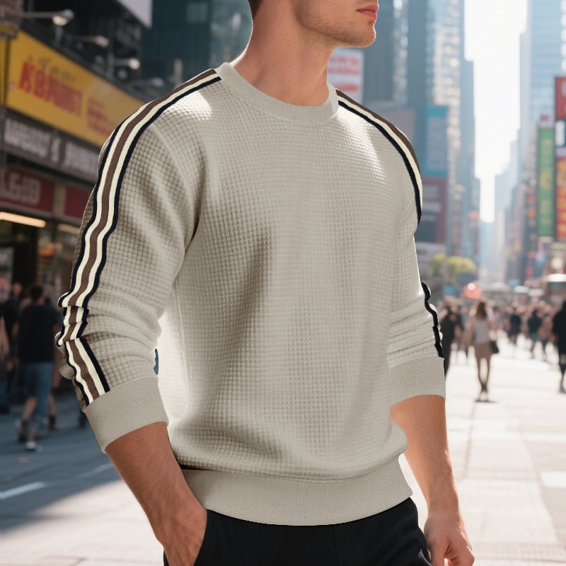 Casual Men's Loose Round Neck Sweater Thin | Luxury Home Accessories | Heulog Glow