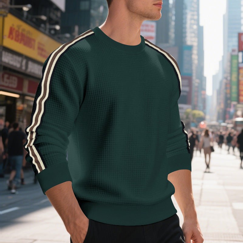 Casual Men's Loose Round Neck Sweater Thin | Luxury Home Accessories | Heulog Glow