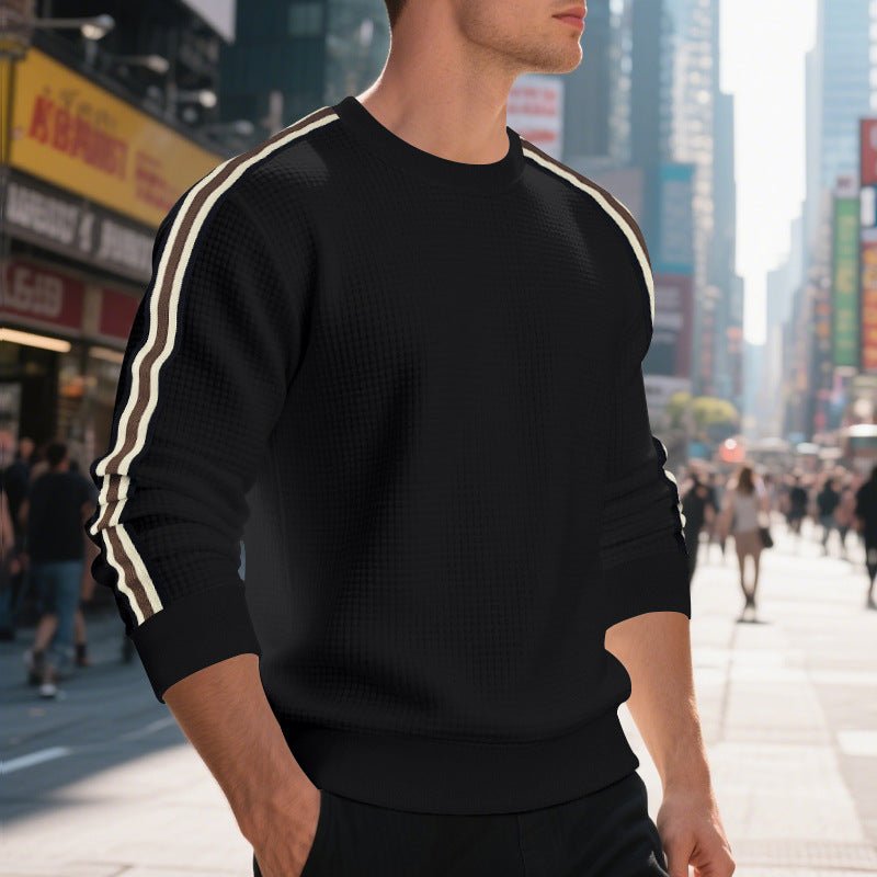 Casual Men's Loose Round Neck Sweater Thin | Luxury Home Accessories | Heulog Glow