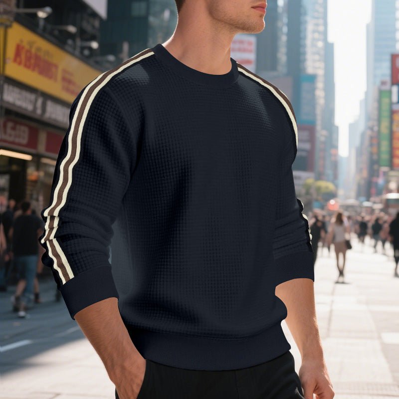 Casual Men's Loose Round Neck Sweater Thin | Luxury Home Accessories | Heulog Glow
