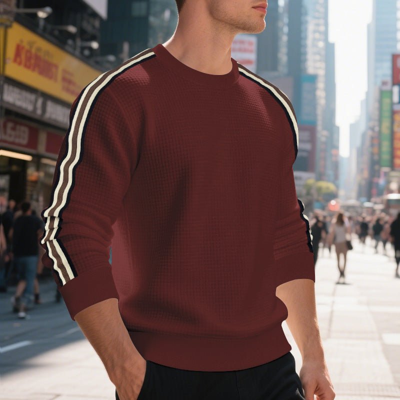 Casual Men's Loose Round Neck Sweater Thin | Luxury Home Accessories | Heulog Glow