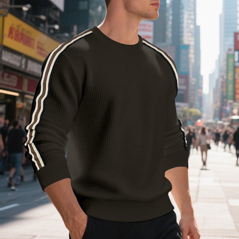 Casual Men's Loose Round Neck Sweater Thin | Luxury Home Accessories | Heulog Glow