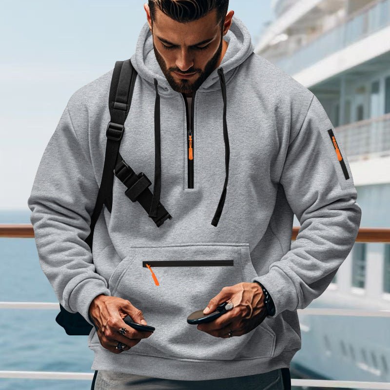 Casual Men's Sports Cargo Coat Regular Sleeve | Luxury Home Accessories | Heulog Glow