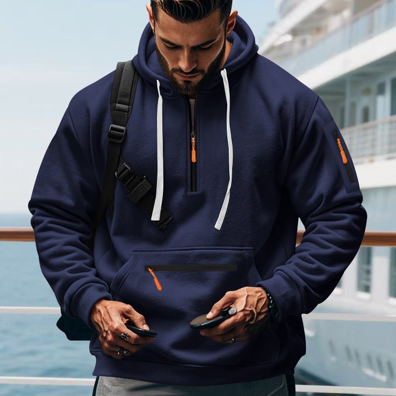 Casual Men's Sports Cargo Coat Regular Sleeve | Luxury Home Accessories | Heulog Glow
