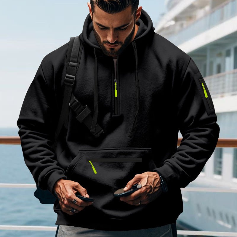 Casual Men's Sports Cargo Coat Regular Sleeve | Luxury Home Accessories | Heulog Glow
