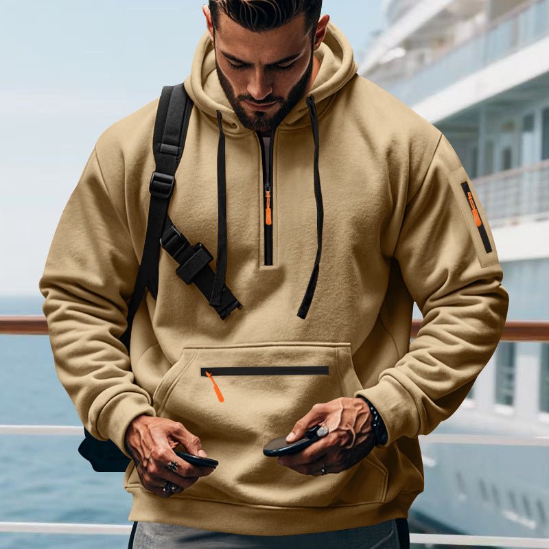 Casual Men's Sports Cargo Coat Regular Sleeve | Luxury Home Accessories | Heulog Glow
