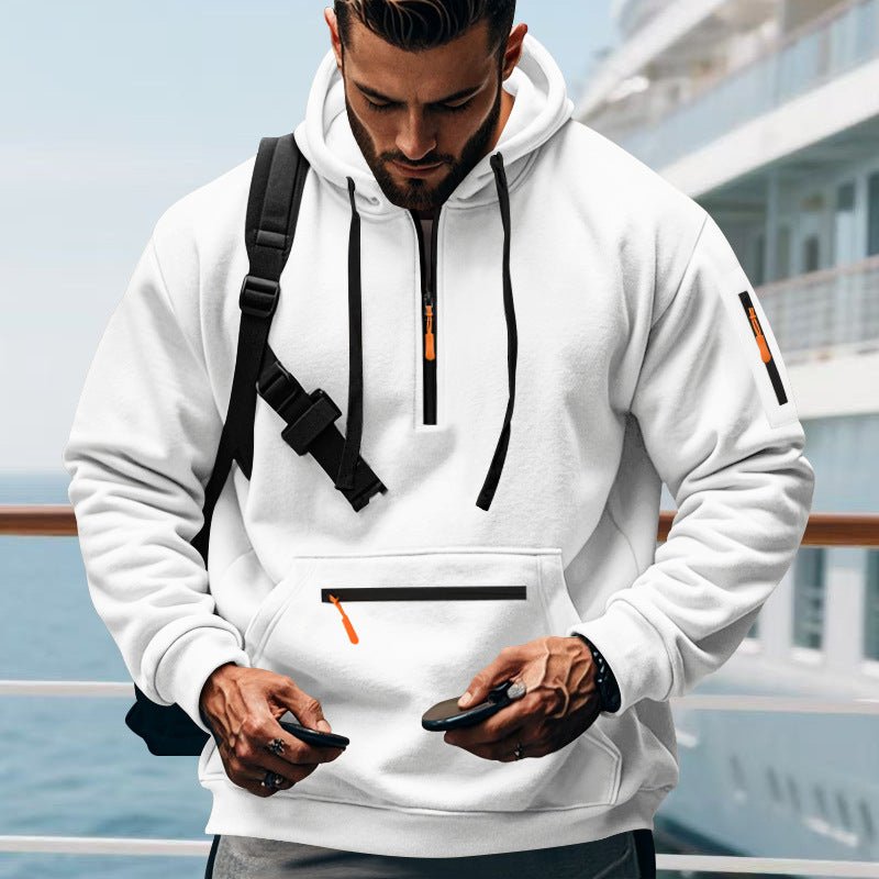 Casual Men's Sports Cargo Coat Regular Sleeve | Luxury Home Accessories | Heulog Glow