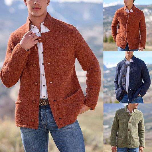 Casual Mid-length Coat And Trench Coat Men | Luxury Home Accessories | Heulog Glow