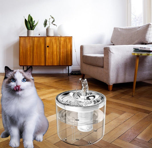 Cat Automatic Intelligent Induction Water Dispenser | Luxury Home Accessories | Heulog Glow