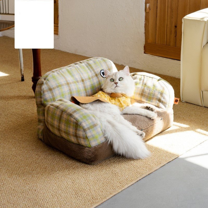 Cat Bed Winter Warm Cat Nest Removable And Washable Cat Sofa Pet Supplies | Luxury Home Accessories | Heulog Glow