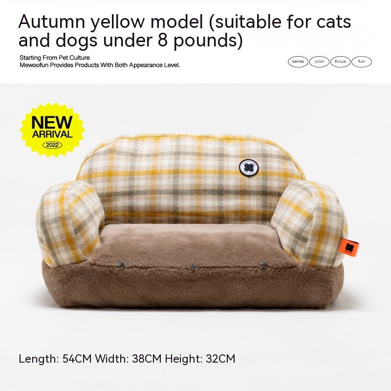 Cat Bed Winter Warm Cat Nest Removable And Washable Cat Sofa Pet Supplies | Luxury Home Accessories | Heulog Glow
