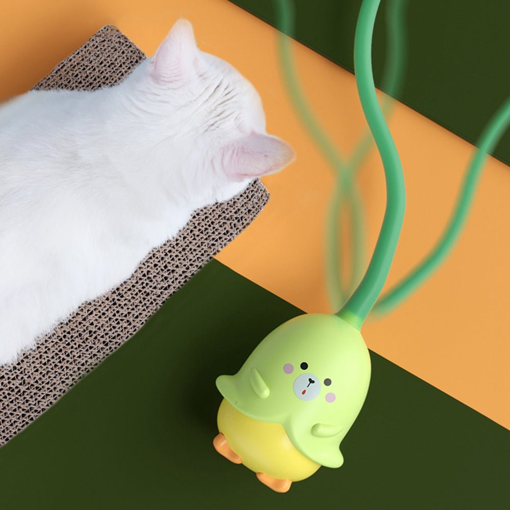 Cat Boredom And Automatically Rotates Rubber Resistant Toy | Luxury Home Accessories | Heulog Glow