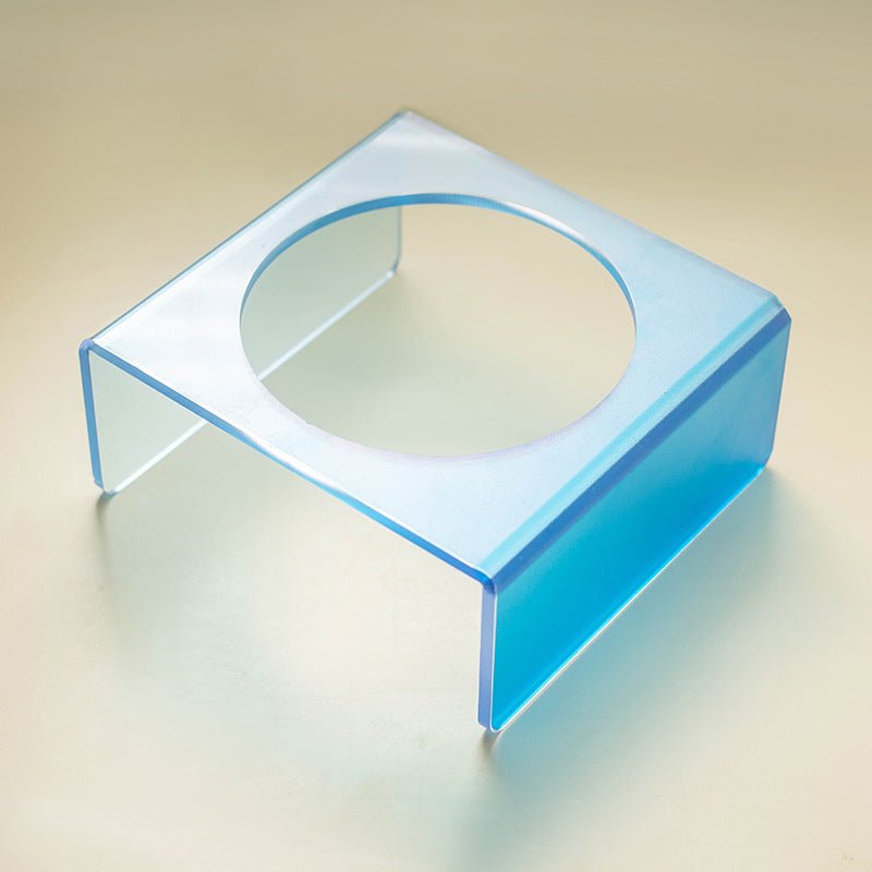 Cat Bowl Rack Acrylic Dog Bowl Anti-tumble | Luxury Home Accessories | Heulog Glow