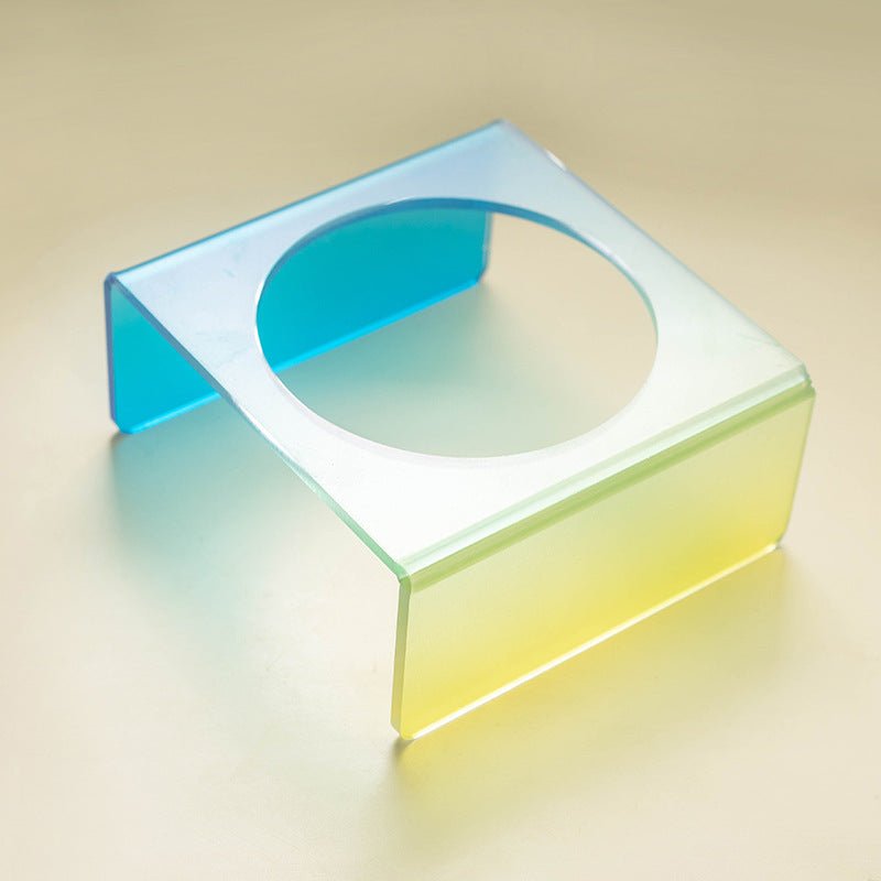 Cat Bowl Rack Acrylic Dog Bowl Anti-tumble | Luxury Home Accessories | Heulog Glow