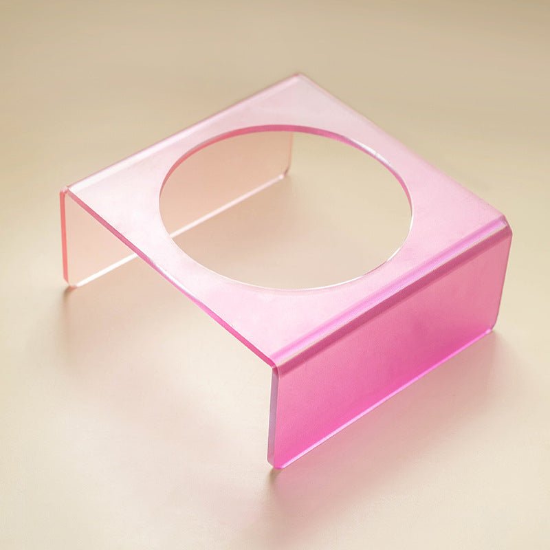 Cat Bowl Rack Acrylic Dog Bowl Anti-tumble | Luxury Home Accessories | Heulog Glow