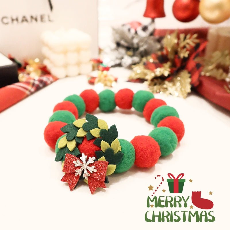 Cat Christmas Collar Scarf Halter Neck Decoration Bow Tie | Luxury Home Accessories | Heulog Glow