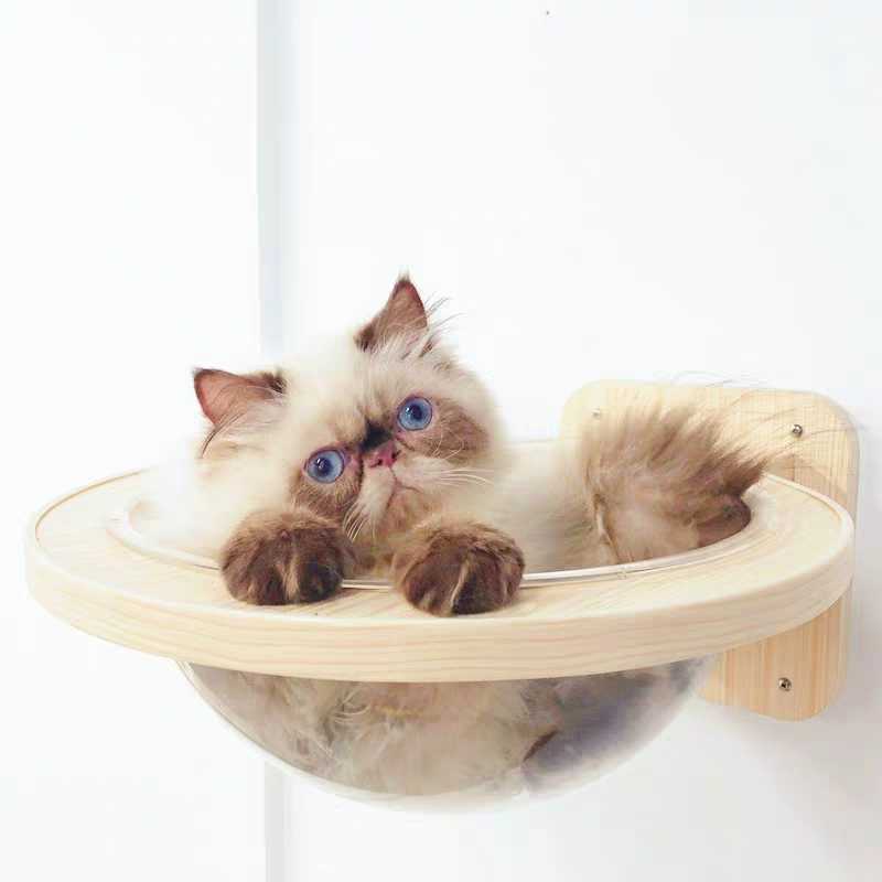 Cat climbing frame solid wood | Luxury Home Accessories | Heulog Glow