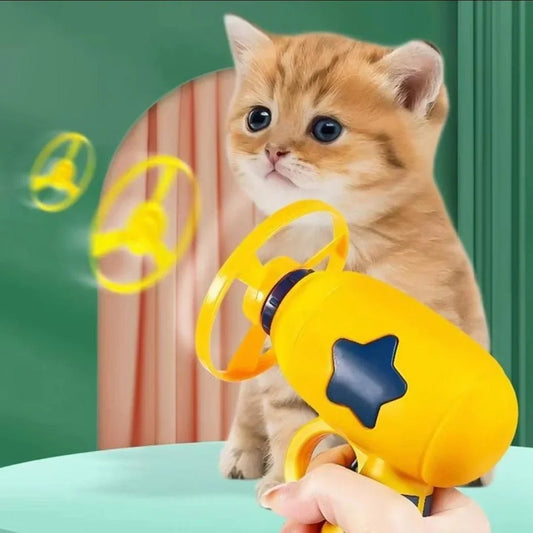 Cat Frisbee Flying Shooter Game | Luxury Home Accessories | Heulog Glow