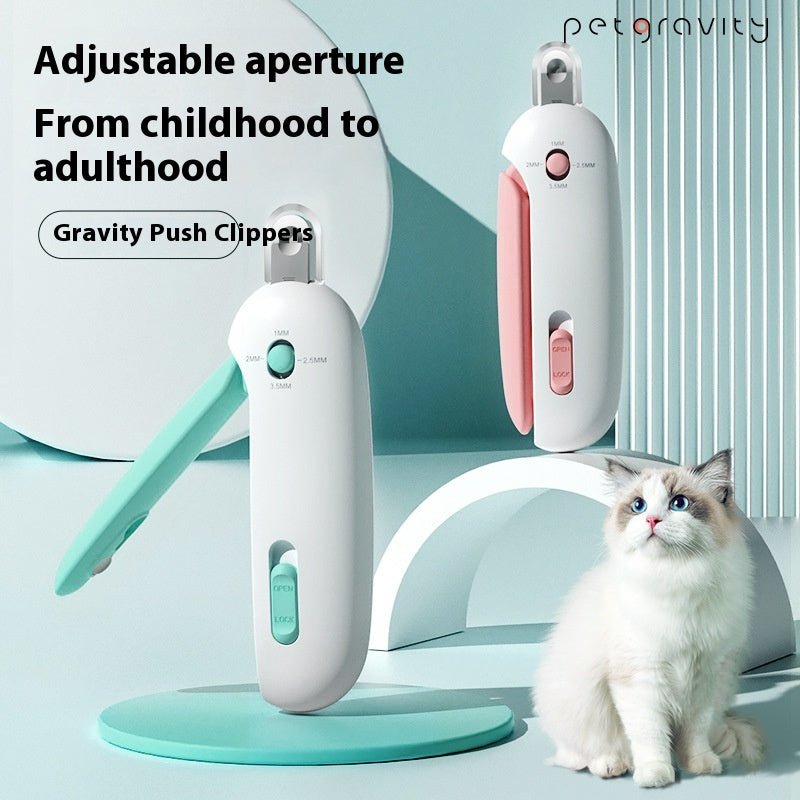 Cat Nail Scissors With Gravity Push Scissors | Luxury Home Accessories | Heulog Glow