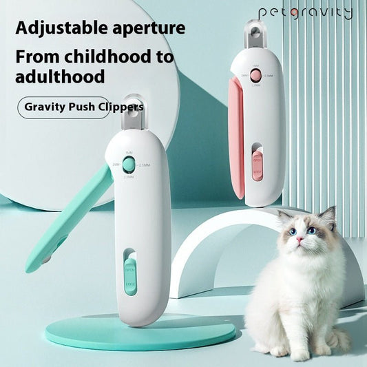 Cat Nail Scissors With Gravity Push Scissors | Luxury Home Accessories | Heulog Glow
