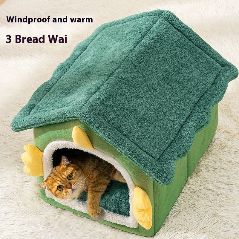 Cat Nest Winter Warm Closed Super Big Four Seasons Universal | Luxury Home Accessories | Heulog Glow