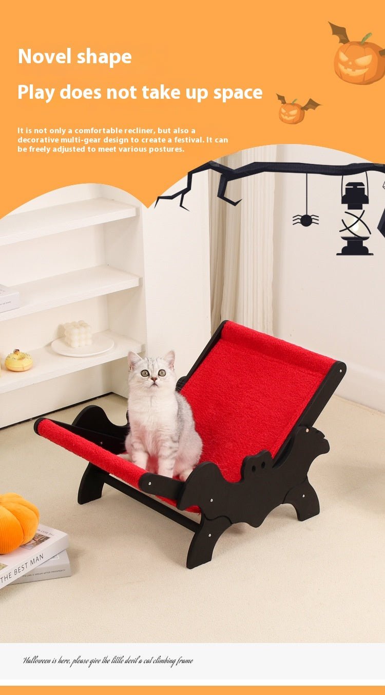 Cat Recliner Bat European And American Halloween Black Red | Luxury Home Accessories | Heulog Glow