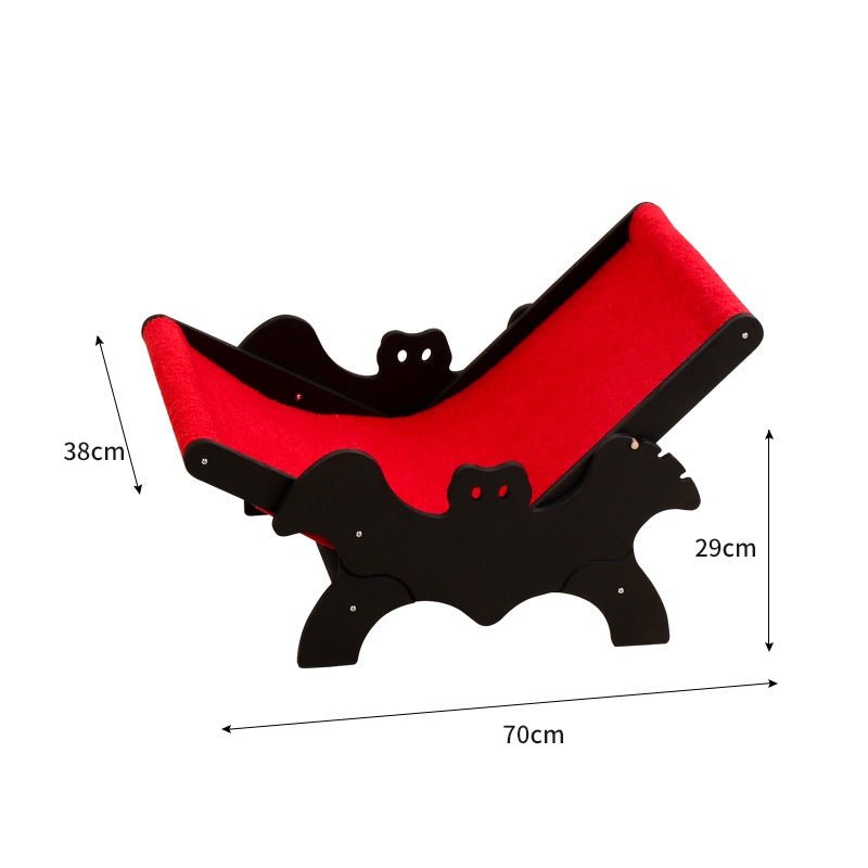 Cat Recliner Bat European And American Halloween Black Red | Luxury Home Accessories | Heulog Glow
