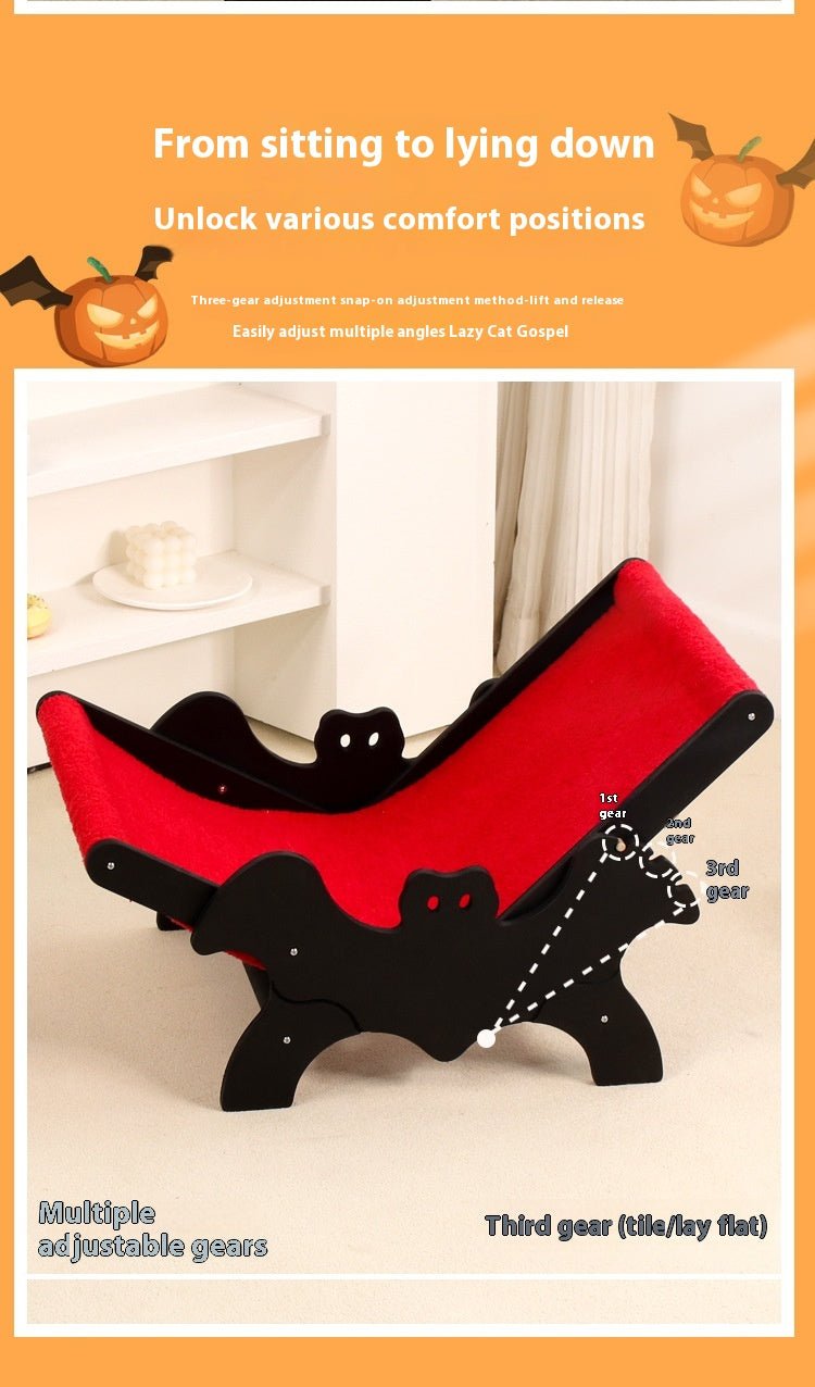 Cat Recliner Bat European And American Halloween Black Red | Luxury Home Accessories | Heulog Glow