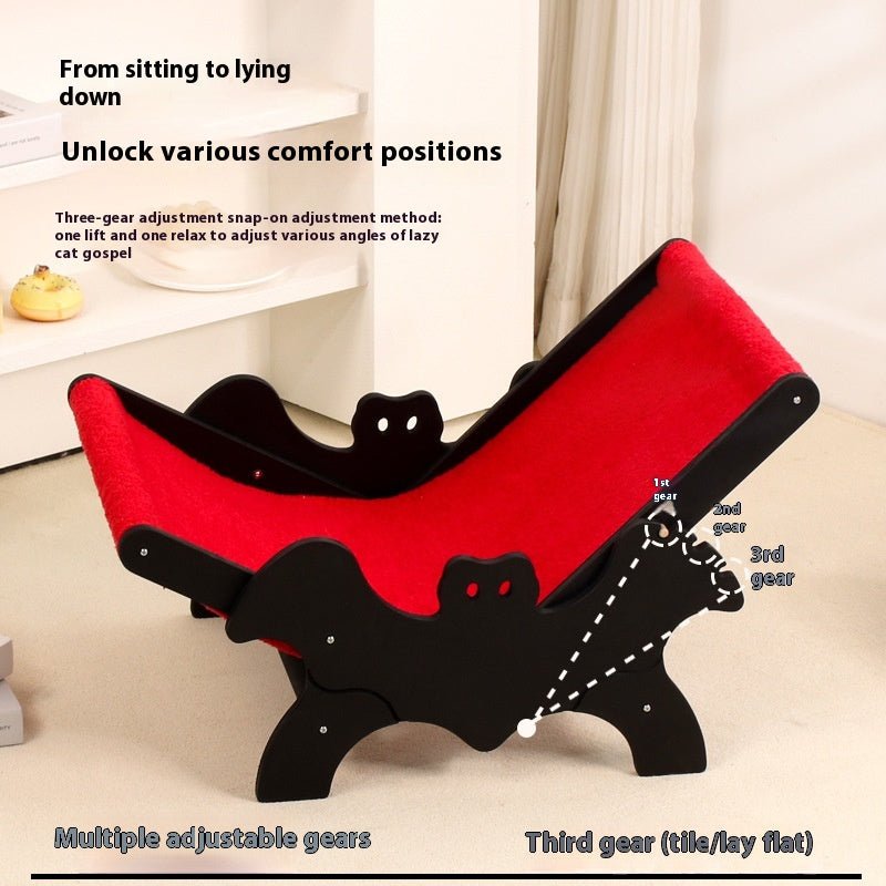 Cat Recliner Bat European And American Halloween Black Red | Luxury Home Accessories | Heulog Glow