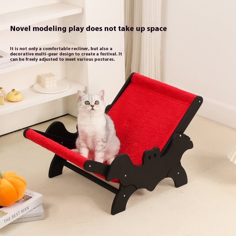 Cat Recliner Bat European And American Halloween Black Red | Luxury Home Accessories | Heulog Glow