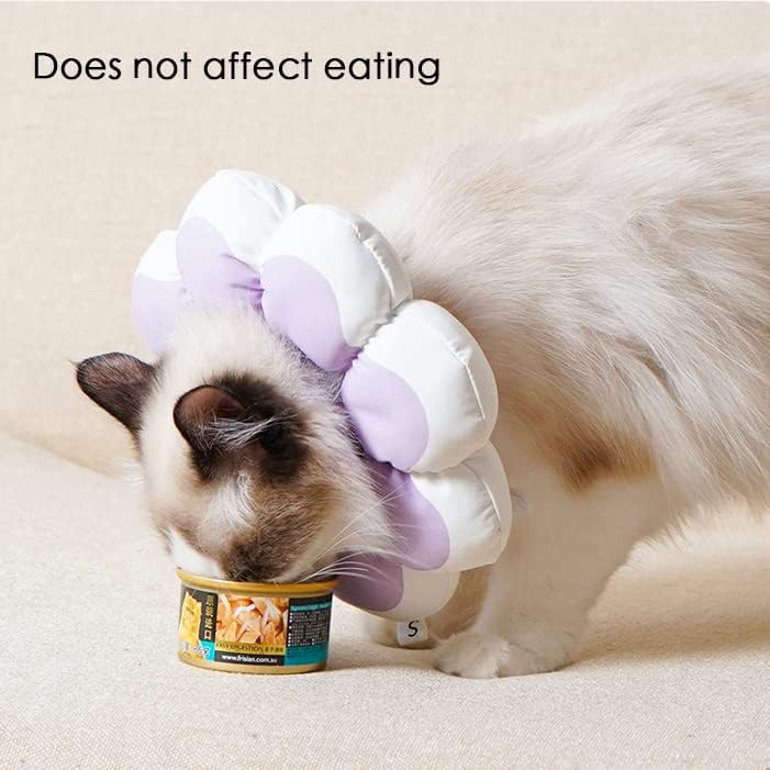 Cat Recovery Cone Collar Pet E-Collar Elizabethan Collar After Surgery Recovery Pet Cone For Cat Puppy Breathable Soft Edge And Easy To Clean | Luxury Home Accessories | Heulog Glow