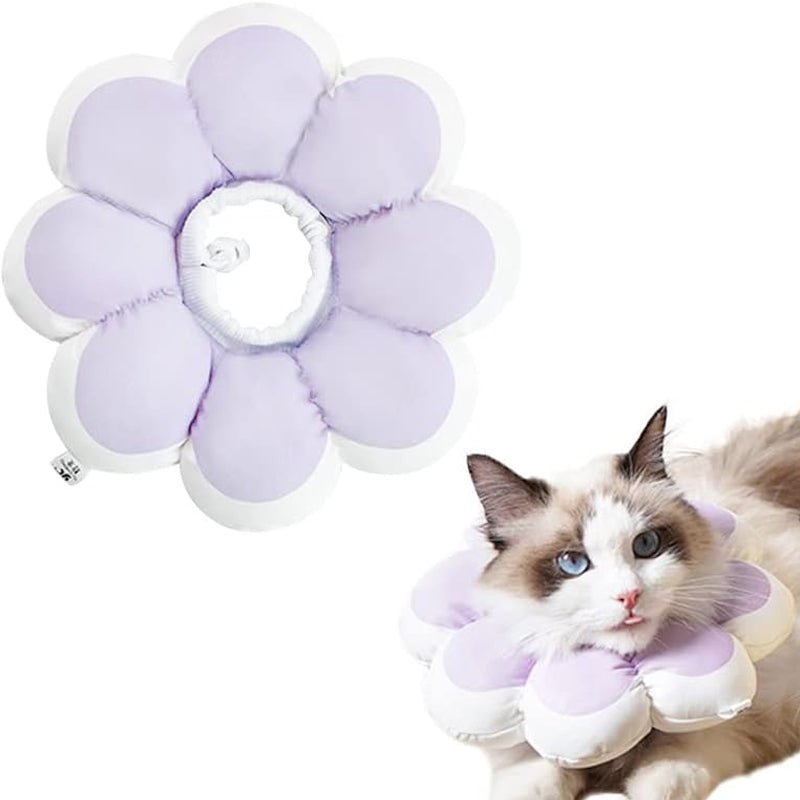 Cat Recovery Cone Collar Pet E-Collar Elizabethan Collar After Surgery Recovery Pet Cone For Cat Puppy Breathable Soft Edge And Easy To Clean | Luxury Home Accessories | Heulog Glow