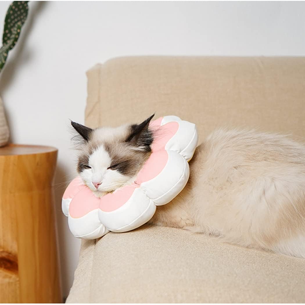 Cat Recovery Cone Collar Pet E-Collar Elizabethan Collar After Surgery Recovery Pet Cone For Cat Puppy Breathable Soft Edge And Easy To Clean | Luxury Home Accessories | Heulog Glow