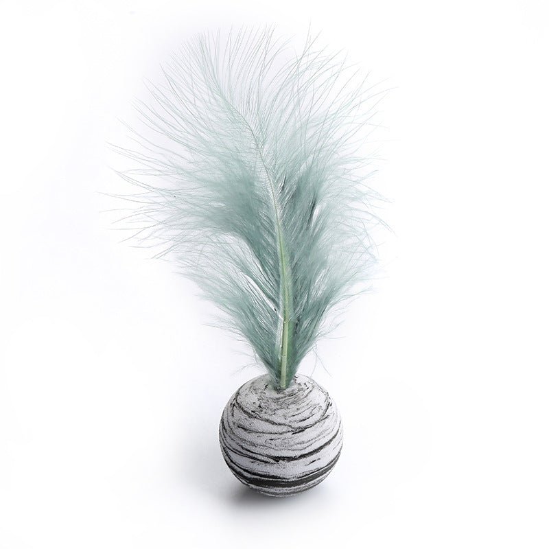 Cat-related Products Feather EVA Material Lightweight Foam Ball Throwing Toy | Luxury Home Accessories | Heulog Glow