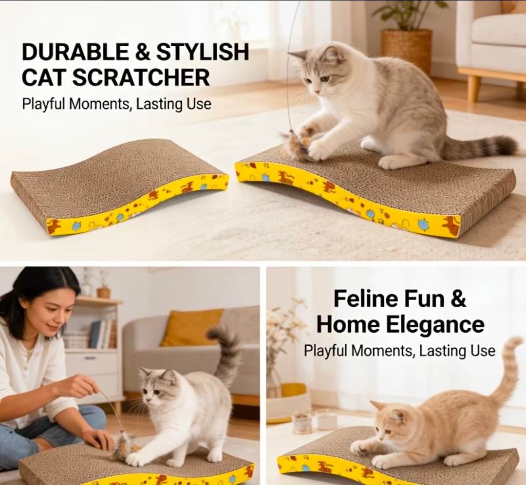 Cat Scratcher Board | Luxury Home Accessories | Heulog Glow