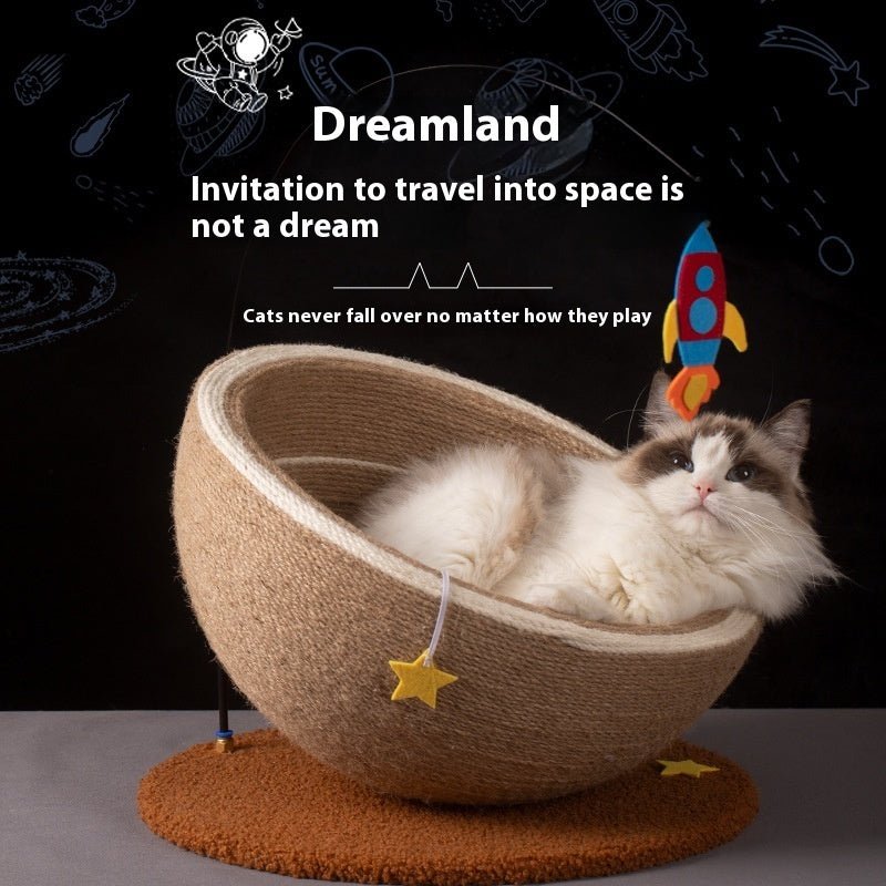 Cat Scratching Basin Cat Nest Integrated Large Size | Luxury Home Accessories | Heulog Glow