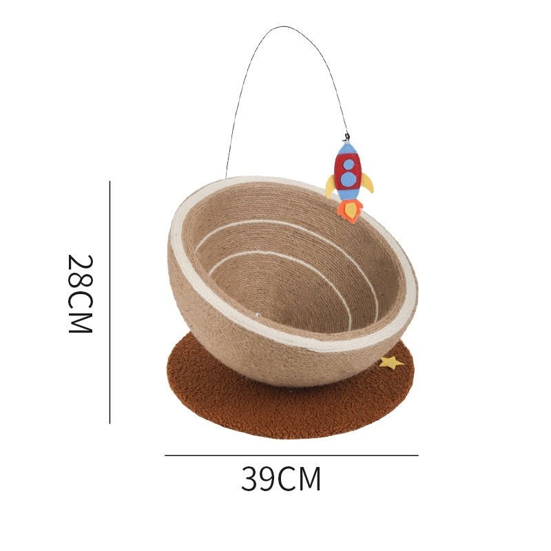 Cat Scratching Basin Cat Nest Integrated Large Size | Luxury Home Accessories | Heulog Glow