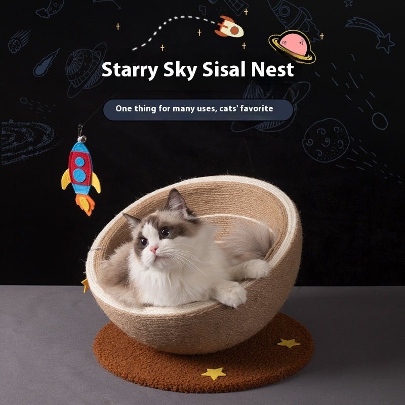 Cat Scratching Basin Cat Nest Integrated Large Size | Luxury Home Accessories | Heulog Glow