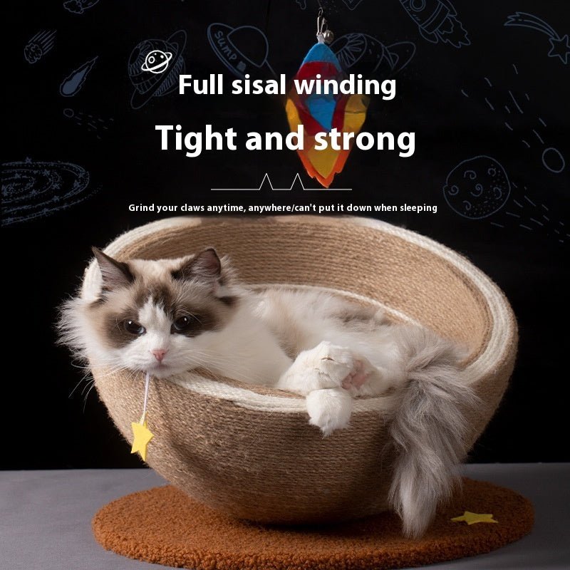 Cat Scratching Basin Cat Nest Integrated Large Size | Luxury Home Accessories | Heulog Glow