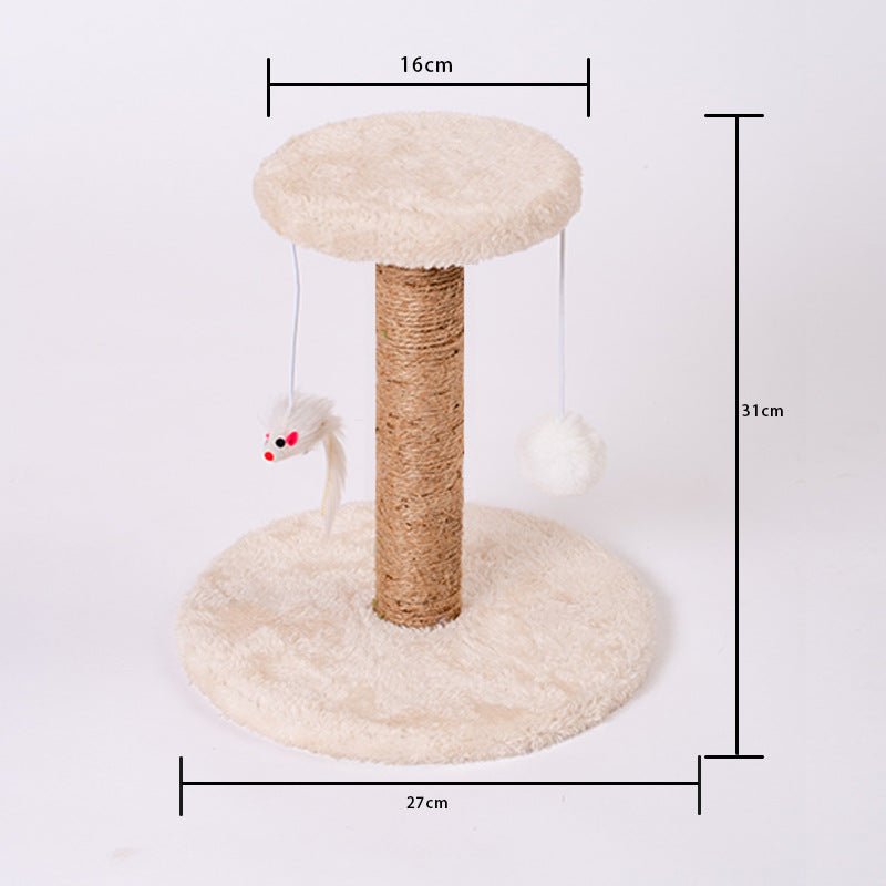 Cat Scratching Post Claw Grinder Vertical Non-Dandruff Wear-Resistant Cat Climbing Frame Nest Funny | Luxury Home Accessories | Heulog Glow