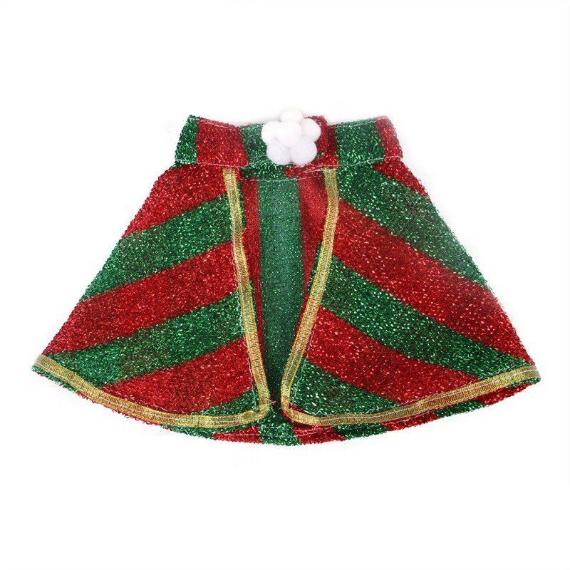 Cat Small White Floral Striped Top Dog Snowflake Festive Cloak | Luxury Home Accessories | Heulog Glow