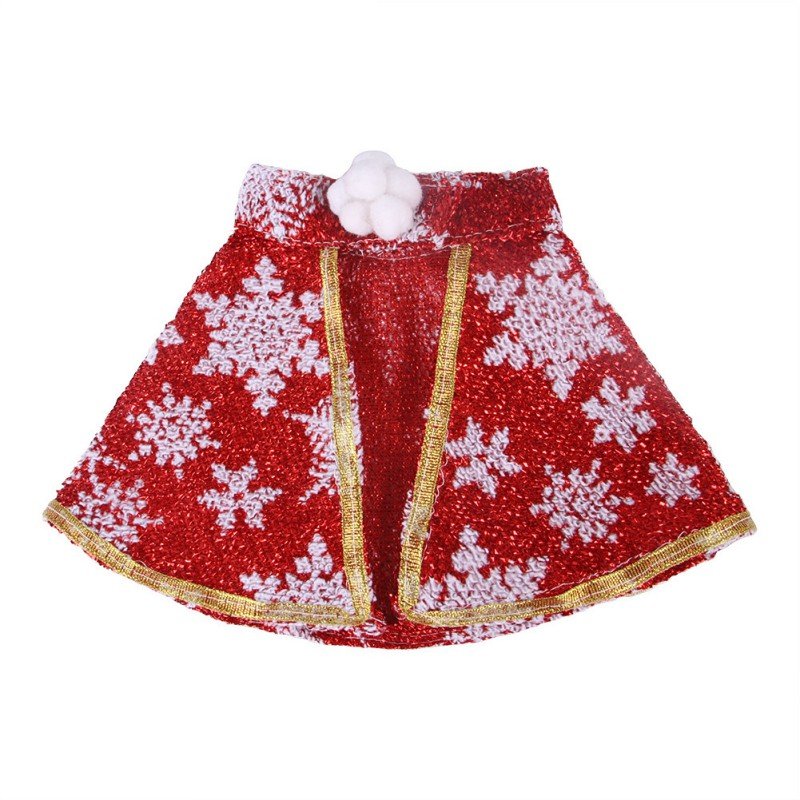 Cat Small White Floral Striped Top Dog Snowflake Festive Cloak | Luxury Home Accessories | Heulog Glow