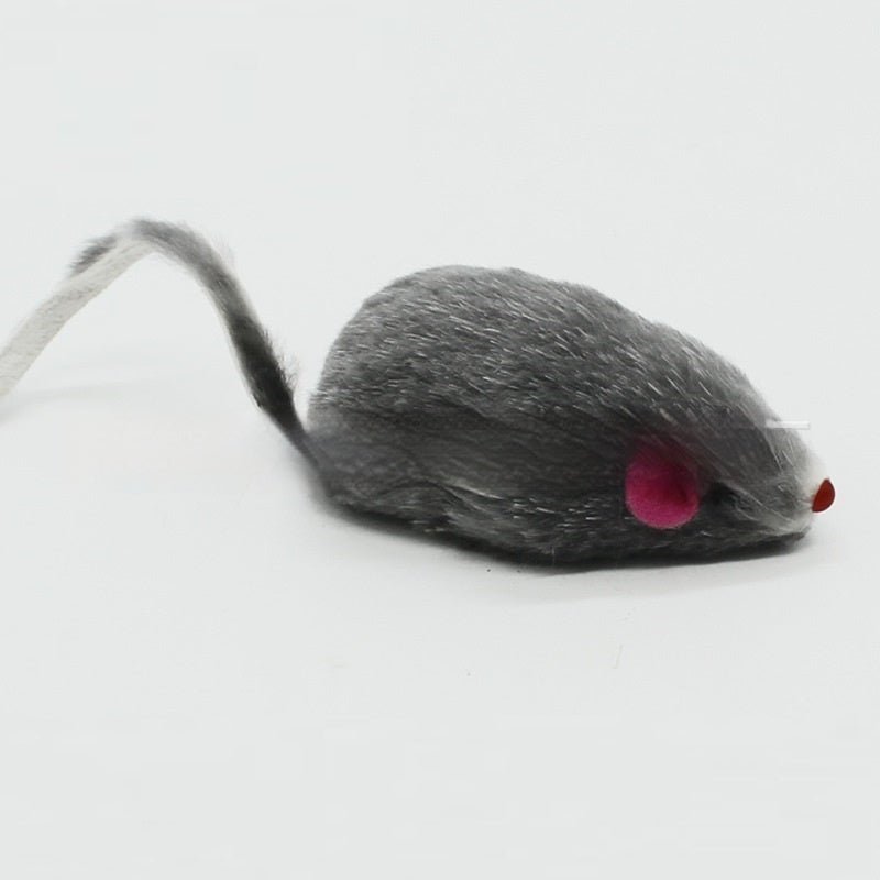 Cat Supplies 2-inch Rabbit Skin Mouse Self-Hi Toy | Luxury Home Accessories | Heulog Glow