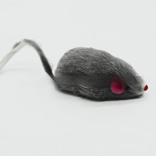 Cat Supplies 2-inch Rabbit Skin Mouse Self-Hi Toy | Luxury Home Accessories | Heulog Glow