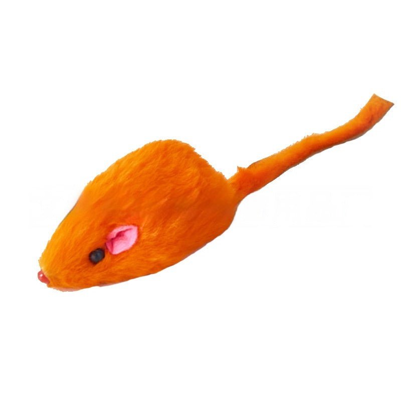 Cat Supplies 2-inch Rabbit Skin Mouse Self-Hi Toy | Luxury Home Accessories | Heulog Glow