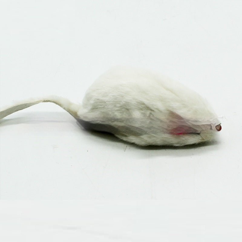 Cat Supplies 2-inch Rabbit Skin Mouse Self-Hi Toy | Luxury Home Accessories | Heulog Glow