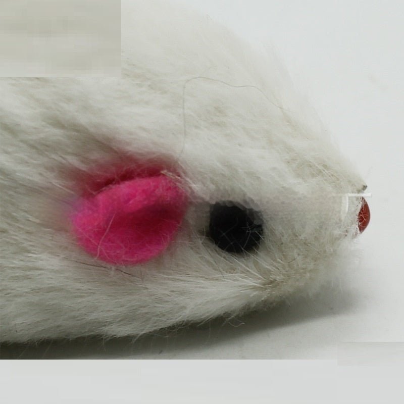 Cat Supplies 2-inch Rabbit Skin Mouse Self-Hi Toy | Luxury Home Accessories | Heulog Glow