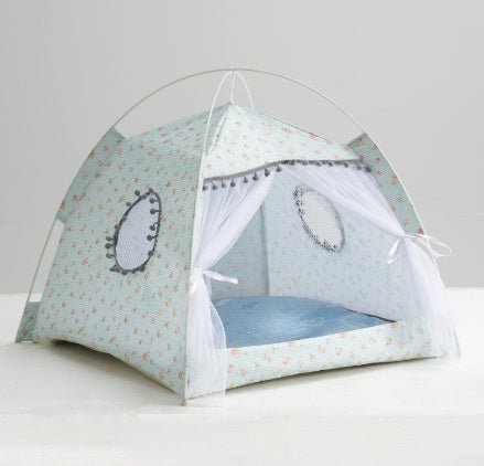 Cat Tent Cat Cat House Enclosed Pet Bed | Luxury Home Accessories | Heulog Glow