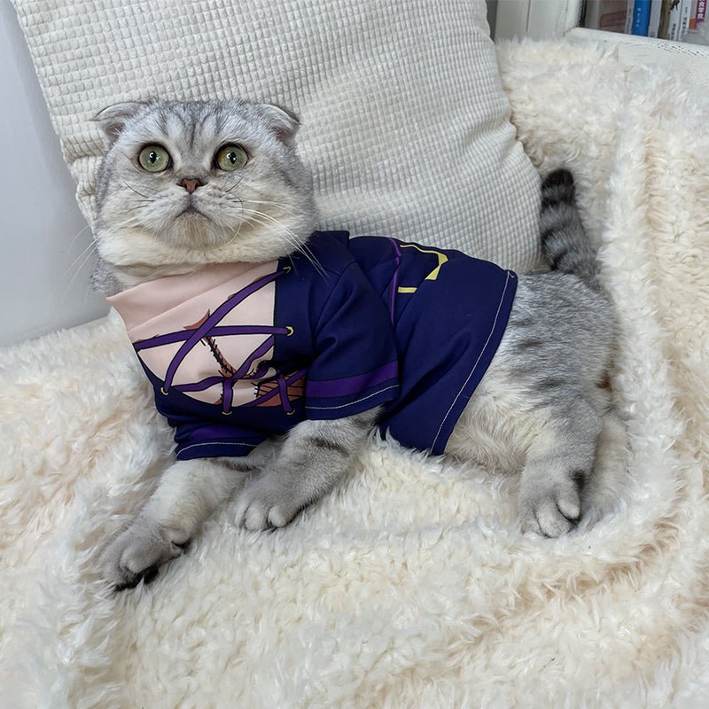 Cat Tie Collar Photo Decoration Supplies T-shirt | Luxury Home Accessories | Heulog Glow